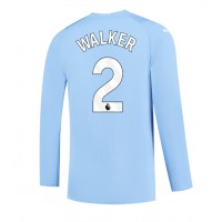 Dres Manchester City Kyle Walker #2 Domáci 2023-24 Dlhy Rukáv